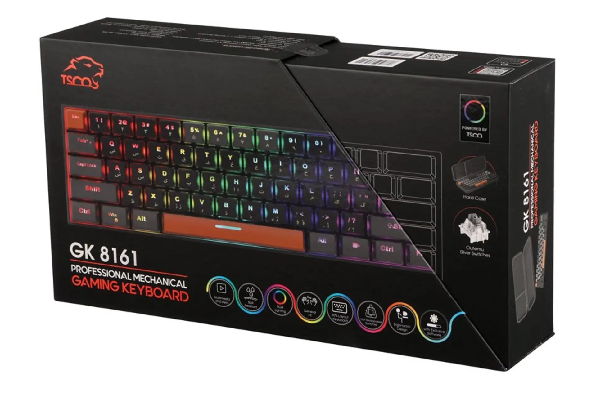 کیبورد تسکو مدل GK 8161