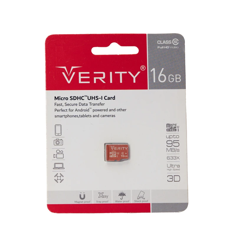 کارت microSD Verity 16GB کلاس ۱۰